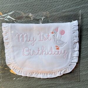 Silly Goose 1st Birthday Bib